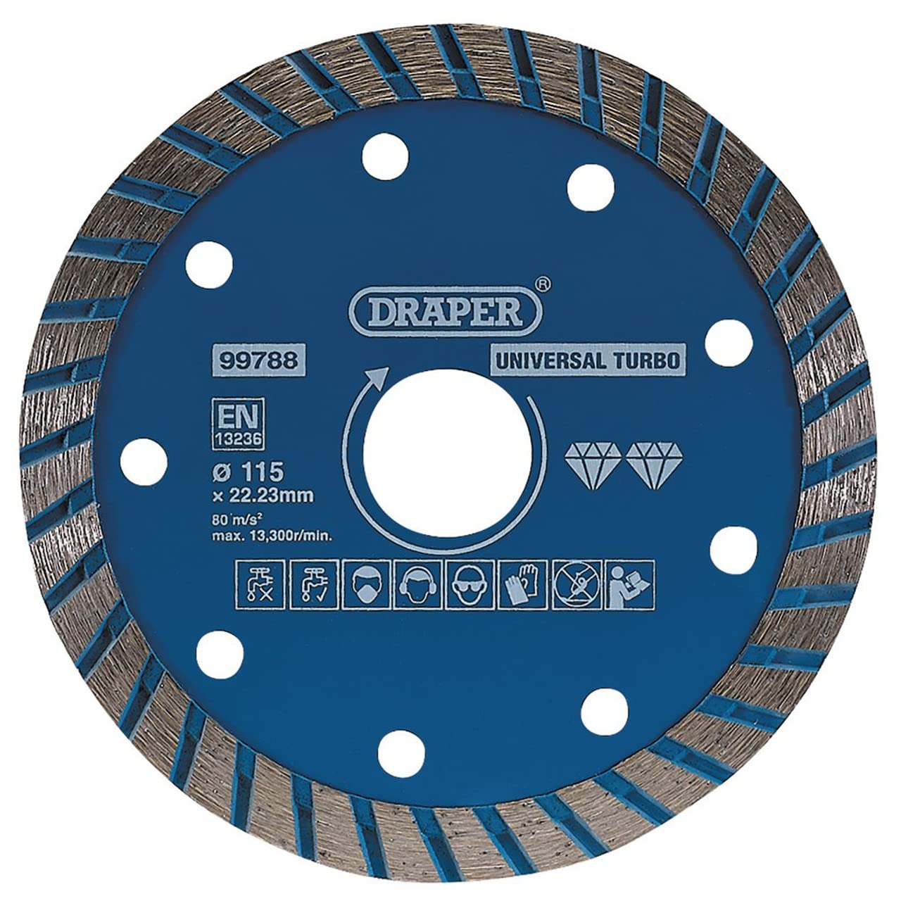 Draper 99788 Turbo Diamond Blade (115mm)
