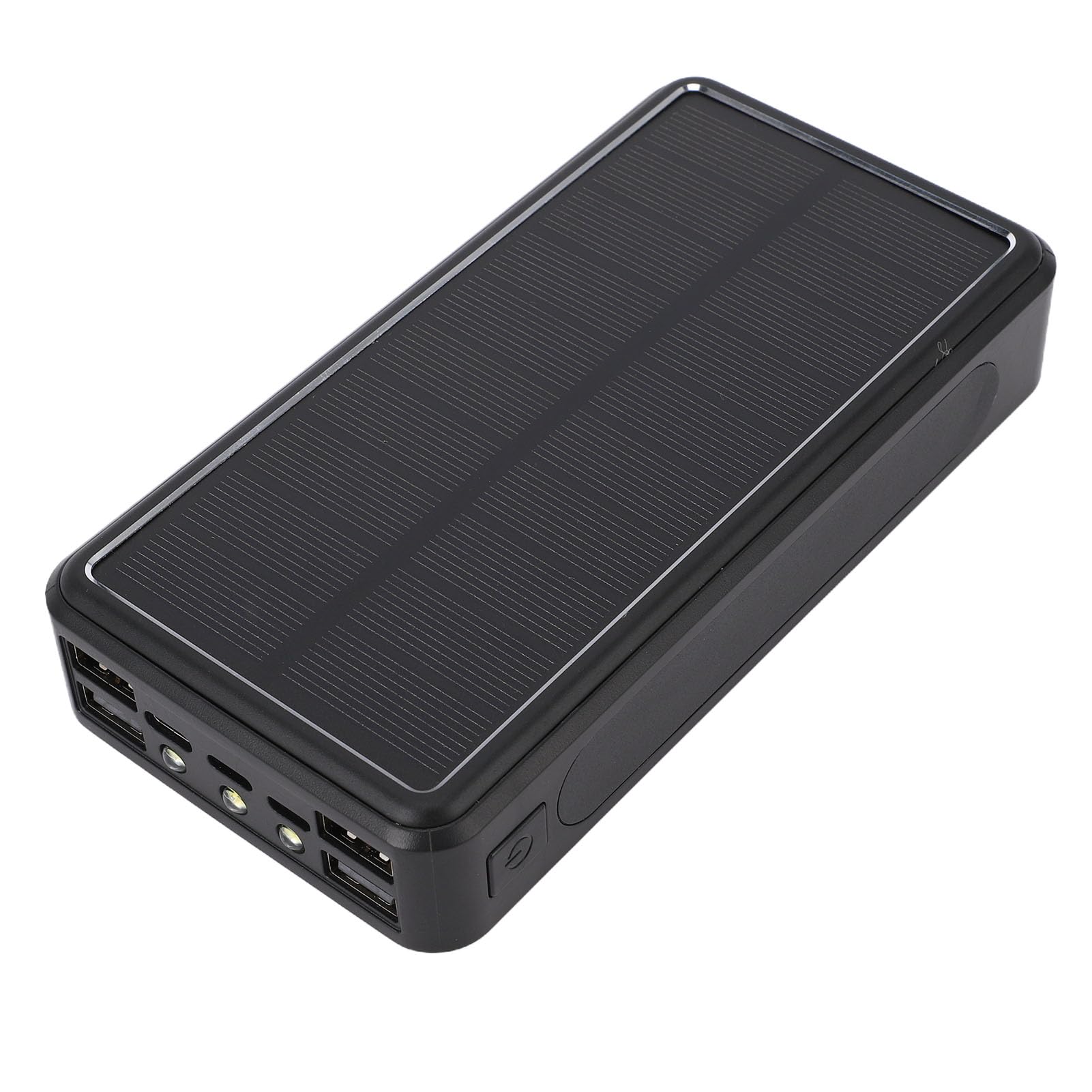 Cocoarm Banque d'énergie Solaire ABS USB C Chargeur Portable 10 000 MAh avec Deux Lampes de Poche IP67 Résistant à l'eau pour Camping Randonnée Utilisation d'urgence avec Smartphones, Tablettes,