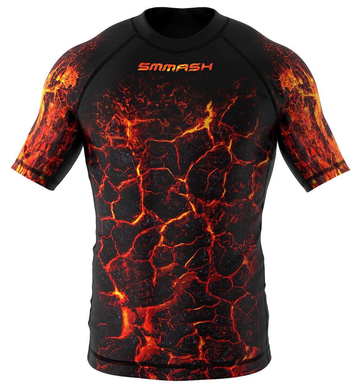 SMMASH Helion Rashguard Hombre Manga Corta, Camisetas Hombre para MMA, Artes Marciales, Krav Maga, BJJ, K1, Karate, Material Transpirable y Antibacteriano — view 27