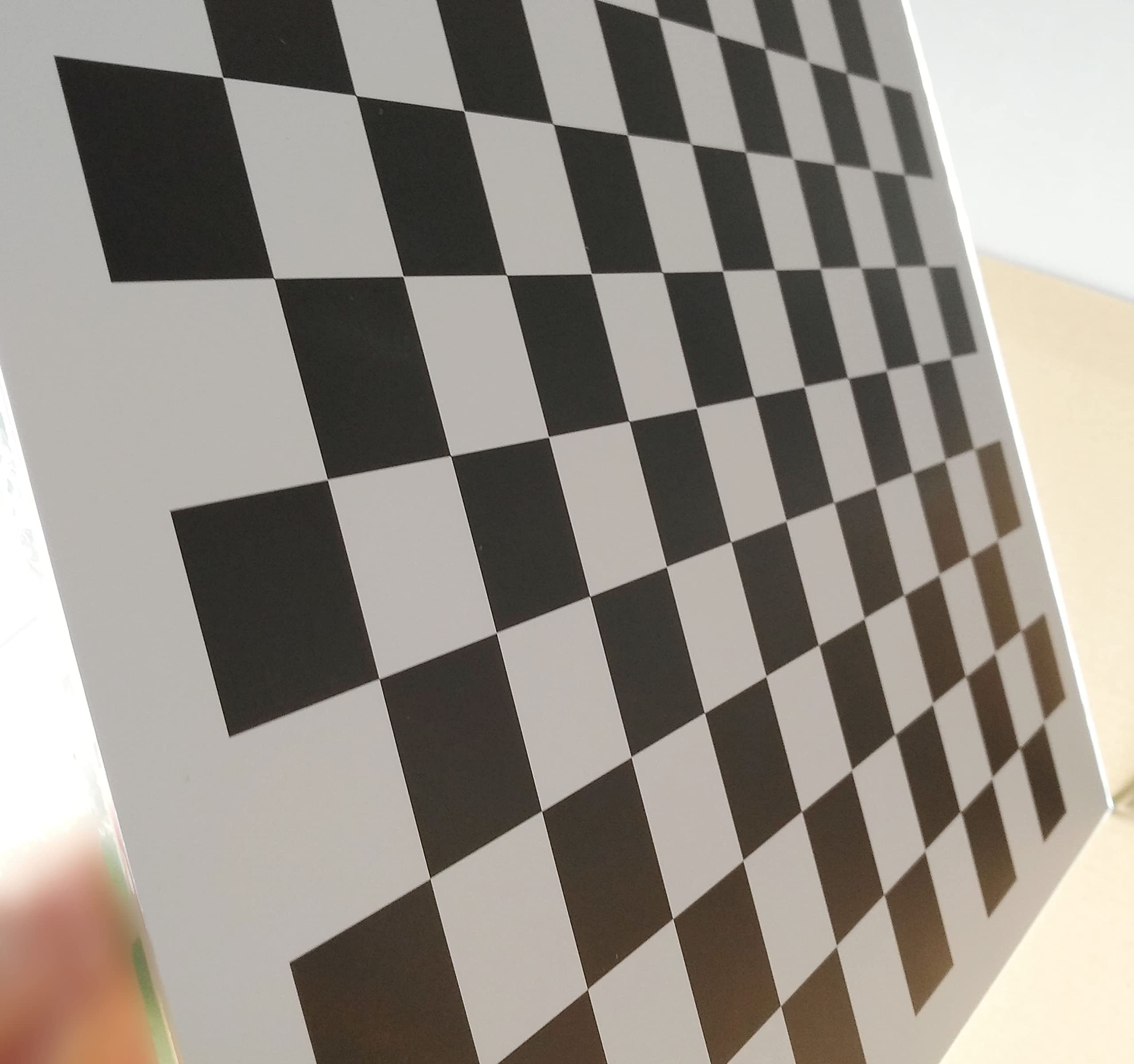 Aurorad Hochpräzises 12 * 9-Gitter-Serien-Aluminiumkalibrierbrett-Schachbrett-Machine-Vision-Optisches-Korrekturbrett (Size : GP520 Aluminum Substrate)