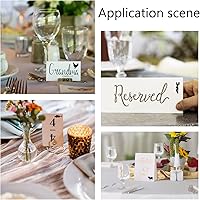 Vista 7 de OLYCRAFT 2400 calcomanías negras de comida de 4 estilos, calcomanías de elección de alimentos de 0.4 pulgadas, calcomanías para tarjetas de lugar