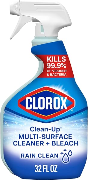Clorox Clean-Up All Purpose Cleaner Spray Bottle with Bleach, Fresh Scent, 32 Fl Oz