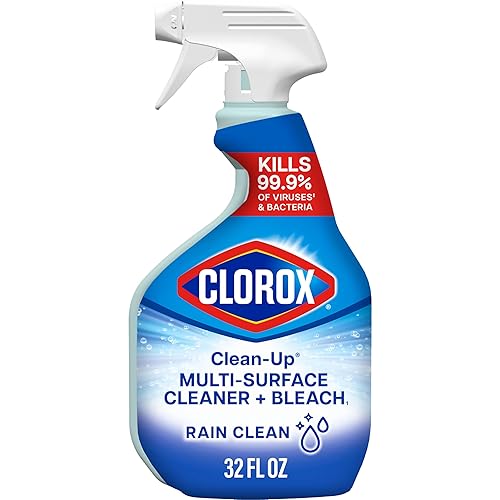 Clorox Clean-Up Multi-Surface Cleaner with Bleach, Rain Clean, Spray, 32