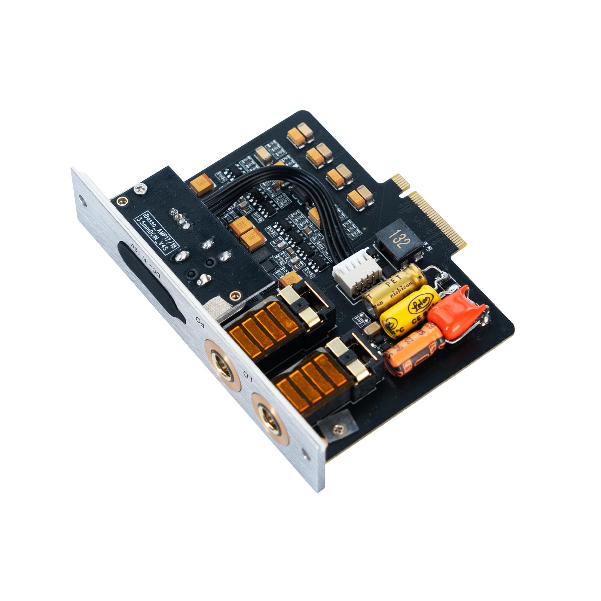 iBasso Audio AMP17 アイバッソ GaN+トランジスタ ディスクリートAMPカード 4.4mm PO + 4.4mm LO対応アンプカード 1900mW+1900mW@32Ω 窒化ガリウムトランジスタ【国内正規品】