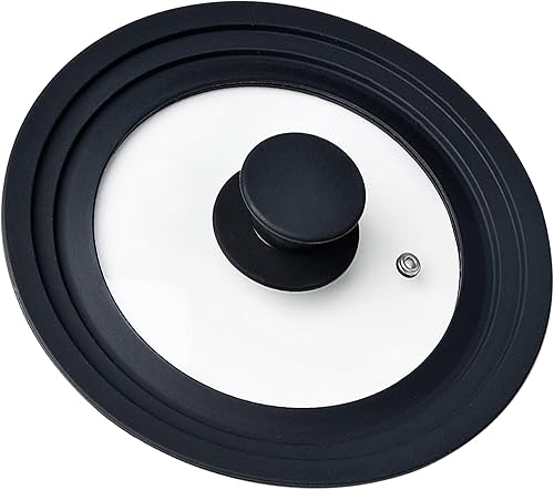 Tapa para olla, sartén pequeña universal, borde de silicona resistente al calor, tapas de repuesto para utensilios de cocina de 6,7,8 pulgadas para