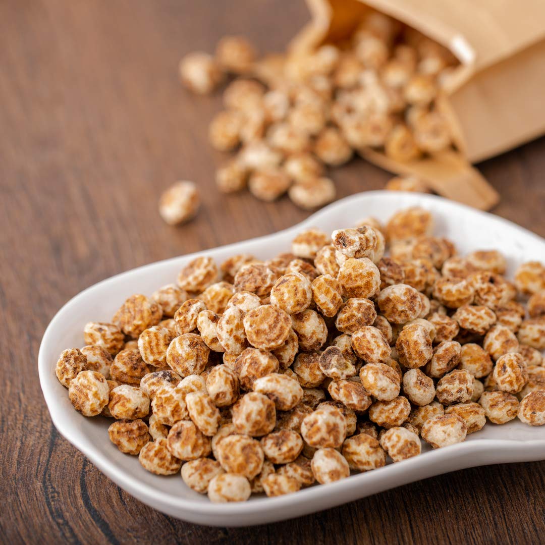 süssundclever.de® Bio Erdmandeln, geschält | 1 kg | Premium Qualität | 100% naturbelassen | plastikfrei und ökologisch-nachhaltig abgepackt | ganze Erdmandeln