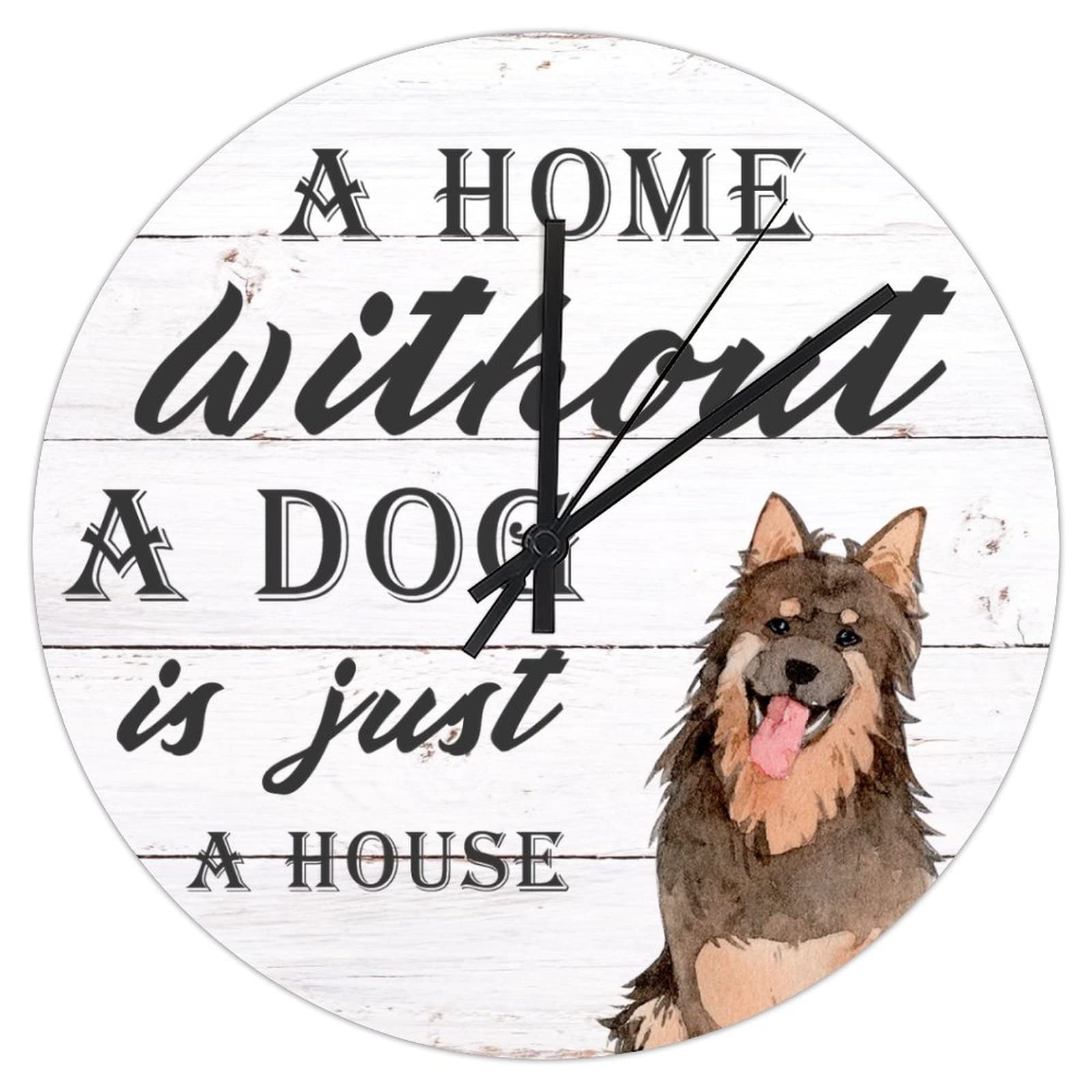 Horloge murale silencieuse amusante en PVC pour déco de maison