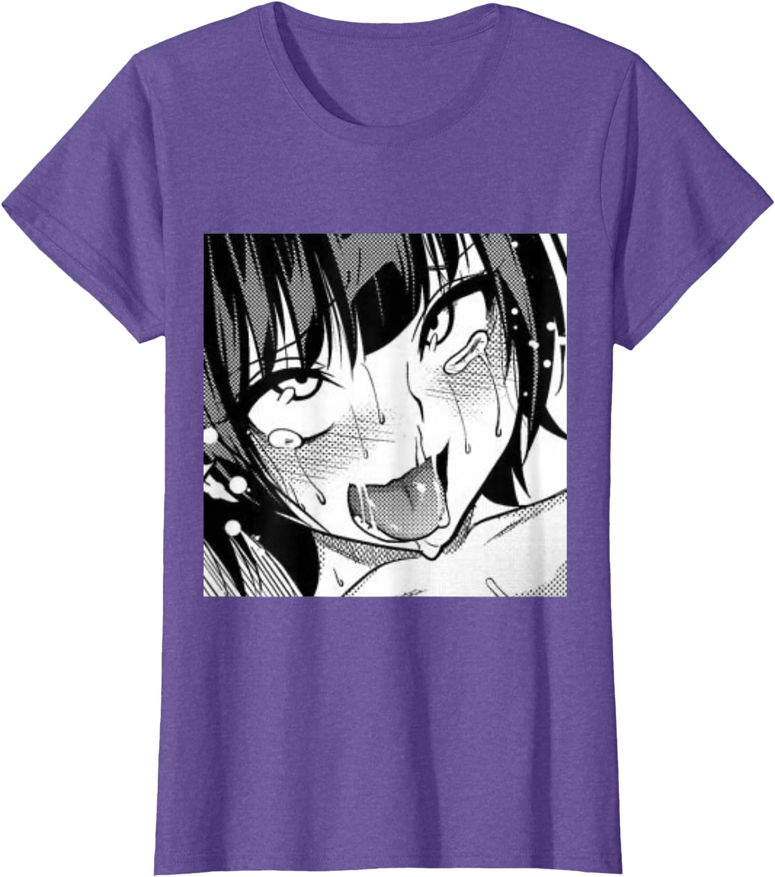 Ahegao Anime Girl With Tongue and Hands Out Weeb T-shirt T-Shirt