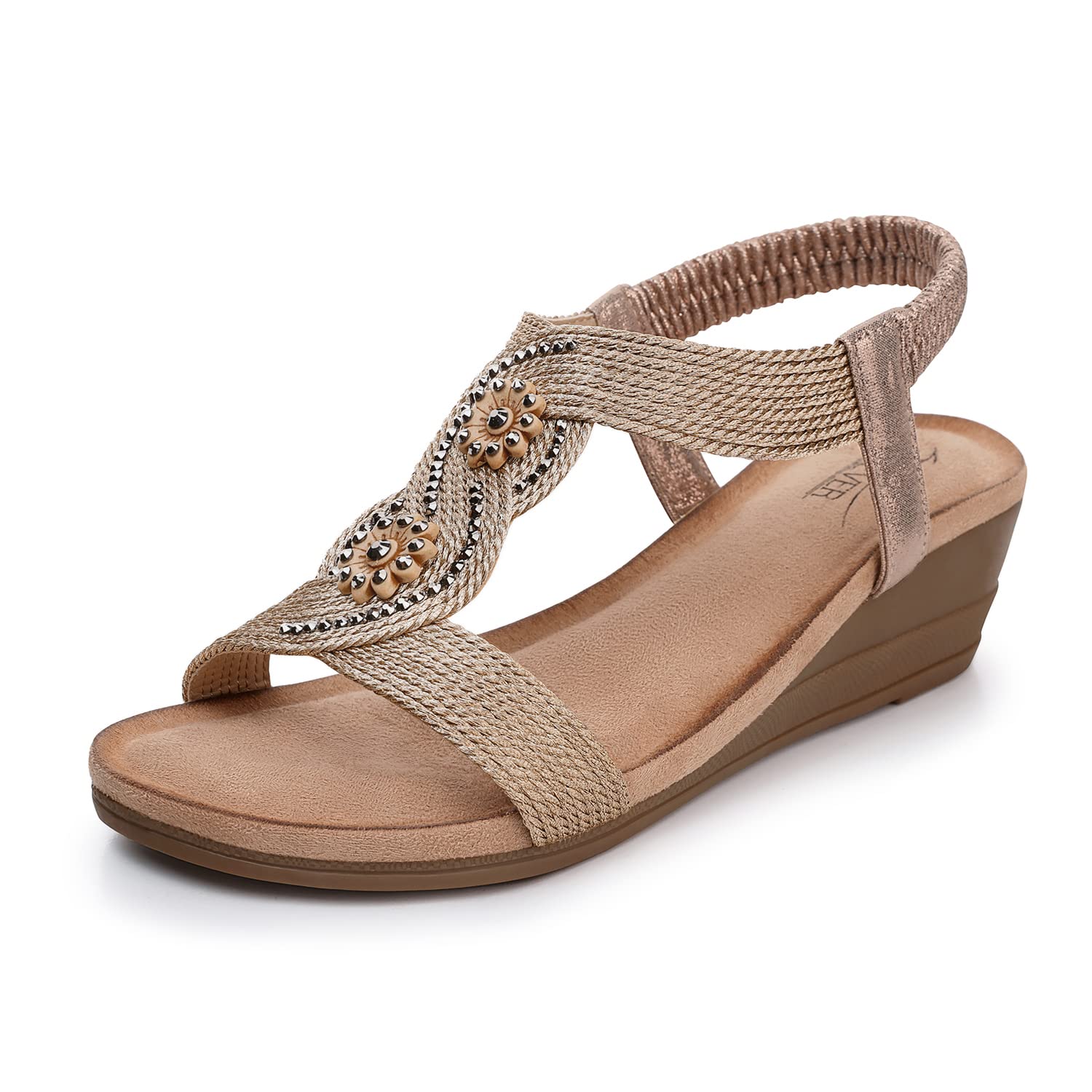 SHIBEVER Wedge Sandals for Women