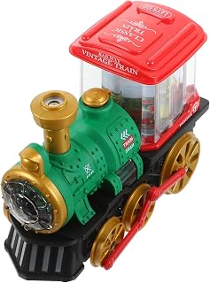 CIYODO Tren Eléctrico de Juguete Luces Locomotora de Vapor Humo Juguete Educativo y Niñas Necesidad de Montaje