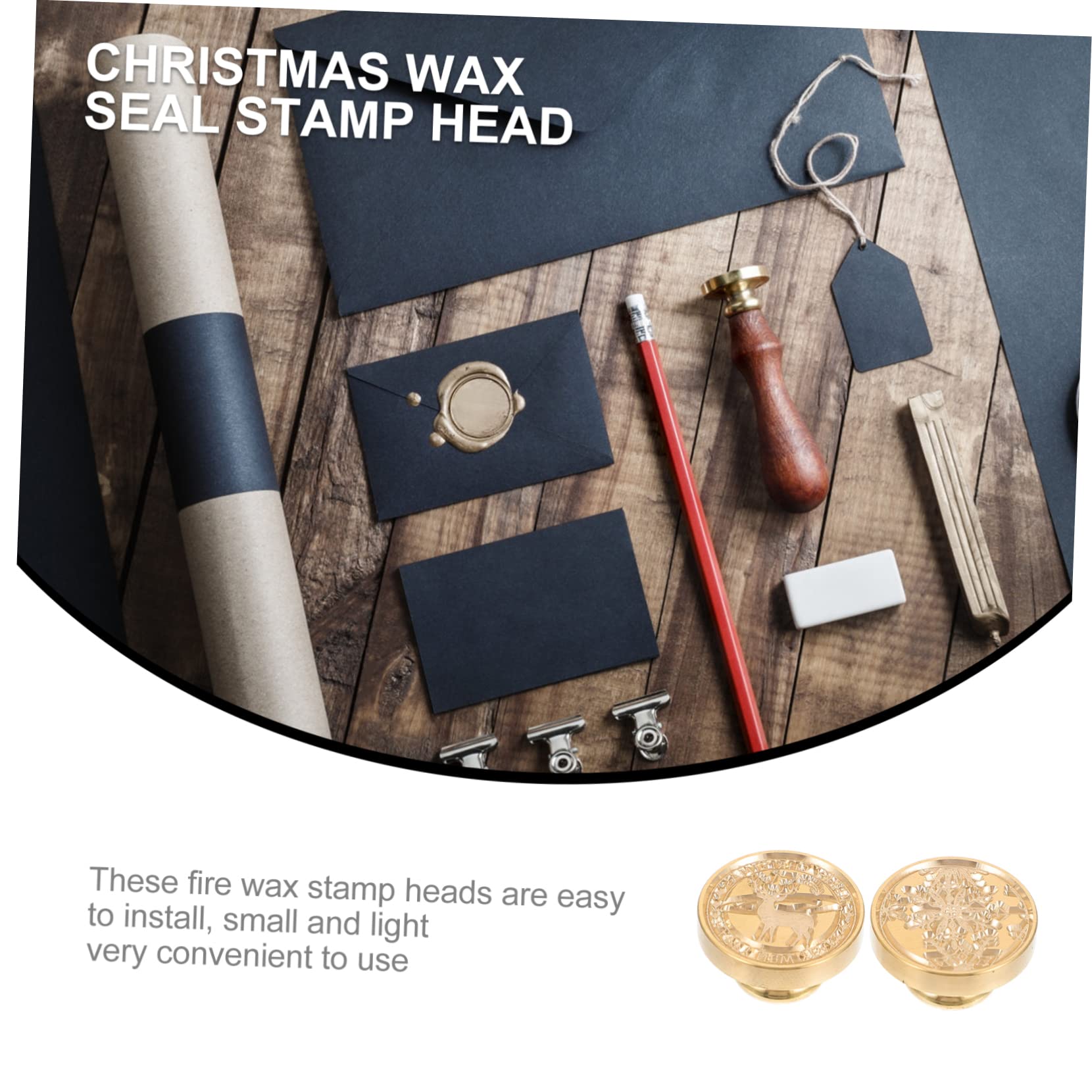 Lurrose 14 Stück Weihnachts Siegelstempel Bienenwachs Kerzen DIY Kits Rentier Antiker Siegellack Stick Anfänglicher Siegelstempel Wachs Siegelstempel Vintage Retro Set Urlaub