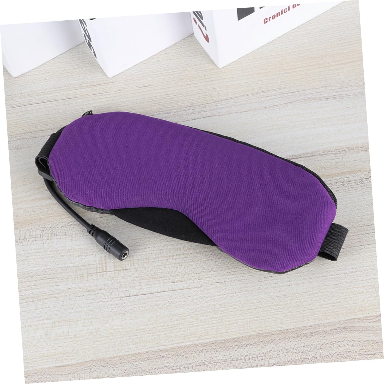 KOMBIUDA Maschera Per Dormire Funzione Usb Blocca Luce Fastidiosa Design Vapore Caldo e Freddo Per Casa e Viaggio Stile