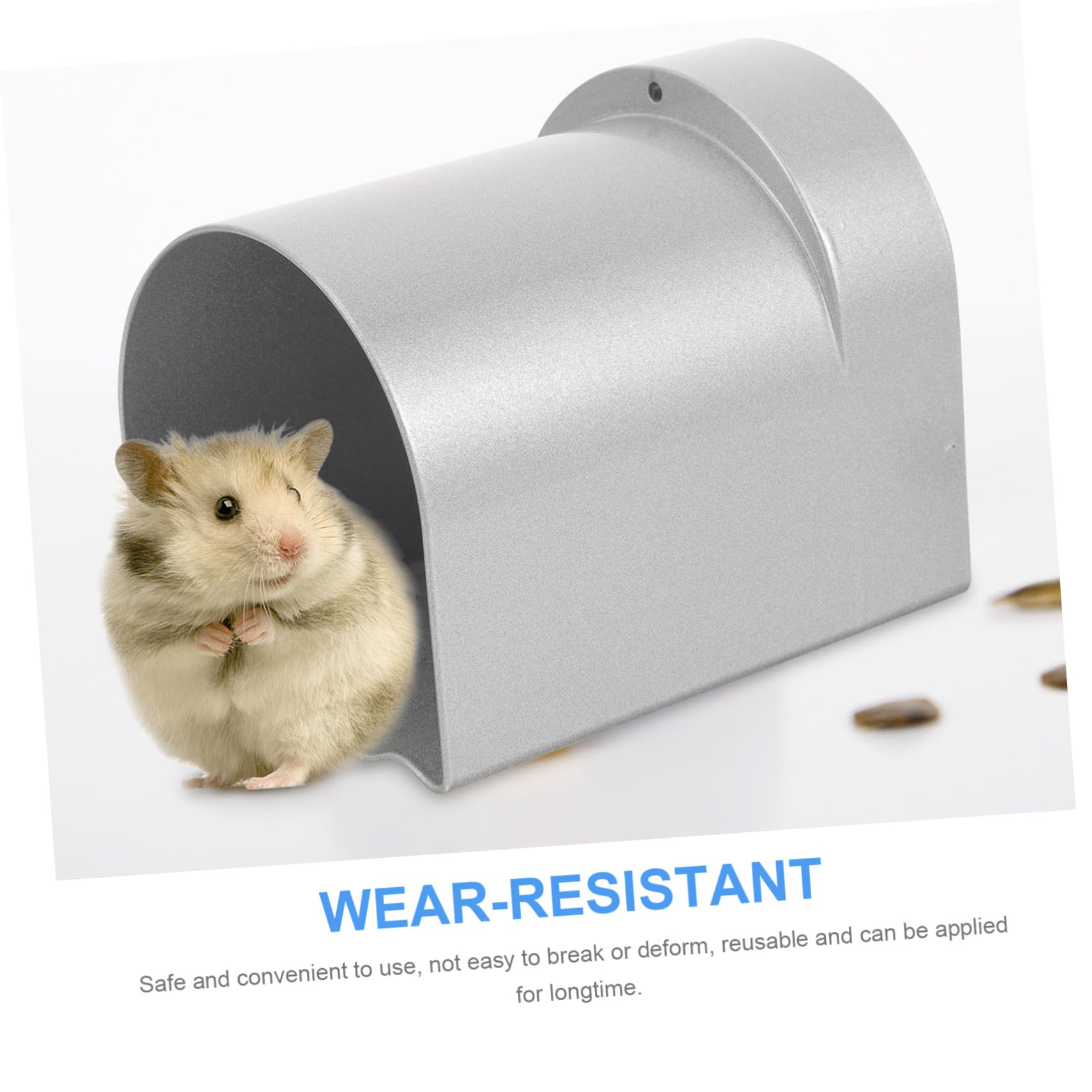 BESTonZON Aluminium Kühlmatte für Kleine Haustiere Beißfestes Leicht zu Reinigendes Kühlnest für Hamster Kaninchen und Katzen Angenehme Temperaturregulierung im Sommer rutschfest und