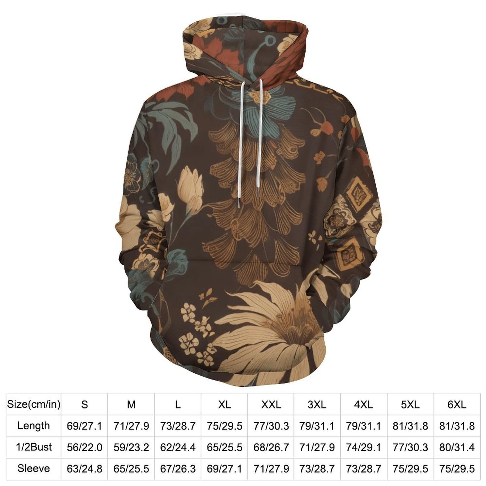 ANNNTIAN ボタニカル柄トレーナー ONE SIZE Amazon.co.jp