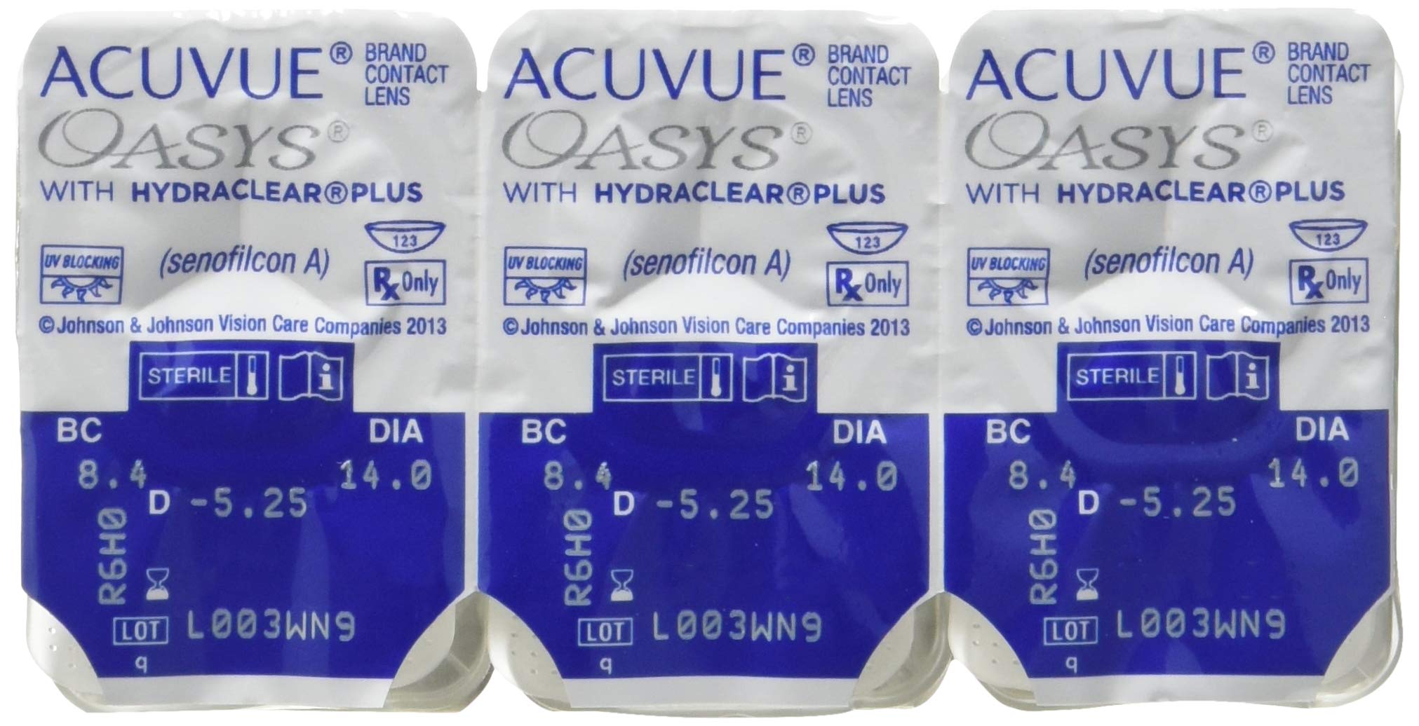 ACUVUE® OASYS with HYDRACLEAR® PLUS - Reemplazo Quincenal - protección UV - 6 lentes