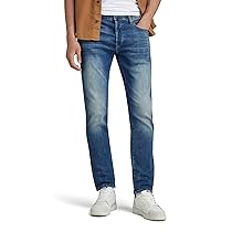 G-STAR 3301 Slim Jeans, Jeans Uomo, Blu (Vintage Medium Aged 51001-8968-2965), 32W ,  32L