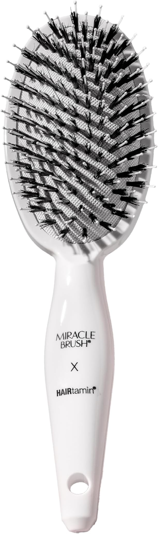 Hairtamin Hair Brush for All Hair Types | Paddle Brush for Blow Drying, Detangling, and Straightening | Anti-Static, Lightweight, and Ergonomic Design | Hair Brush for Men, Women, Kids, and Pets