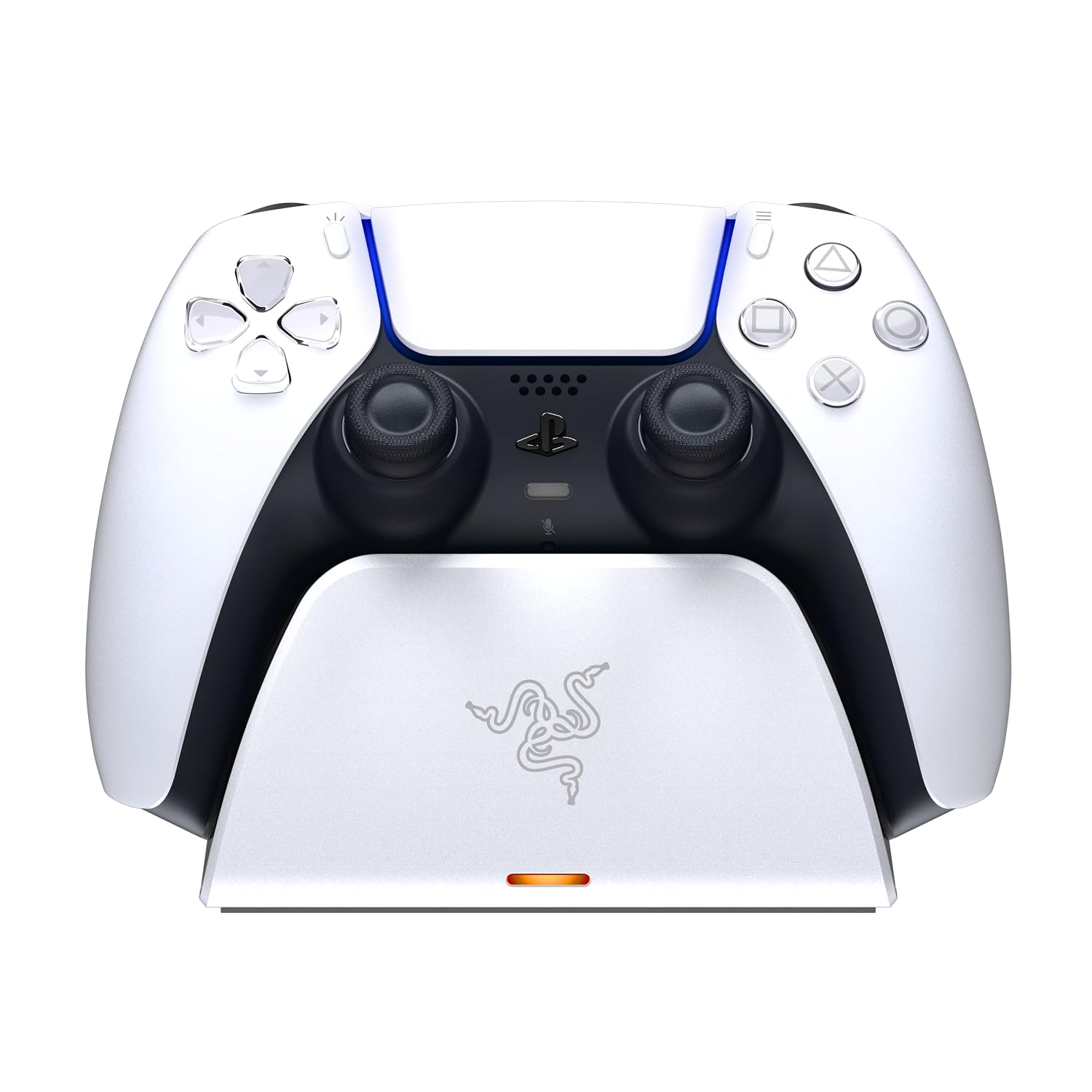 Razer Quick Charging Stand for Play Station 5 DualSense Wireless Controller – White – RC21-01900100-R3M1 Razer Quick Charging Stand for Play Station 5 DualSense Wireless Controller – White – RC21-01900100-R3M1