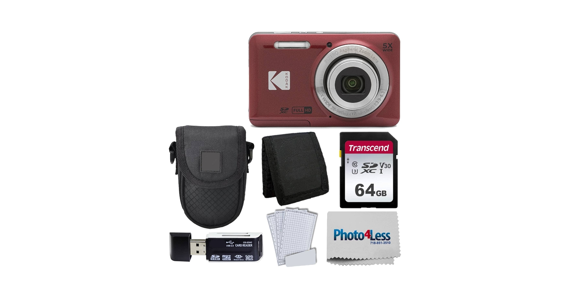 Kodak PIXPRO FZ55 レッド 16MP Amazon.com : KODAK PIXPRO FZ55-RD 16MP Digital Camera 5X