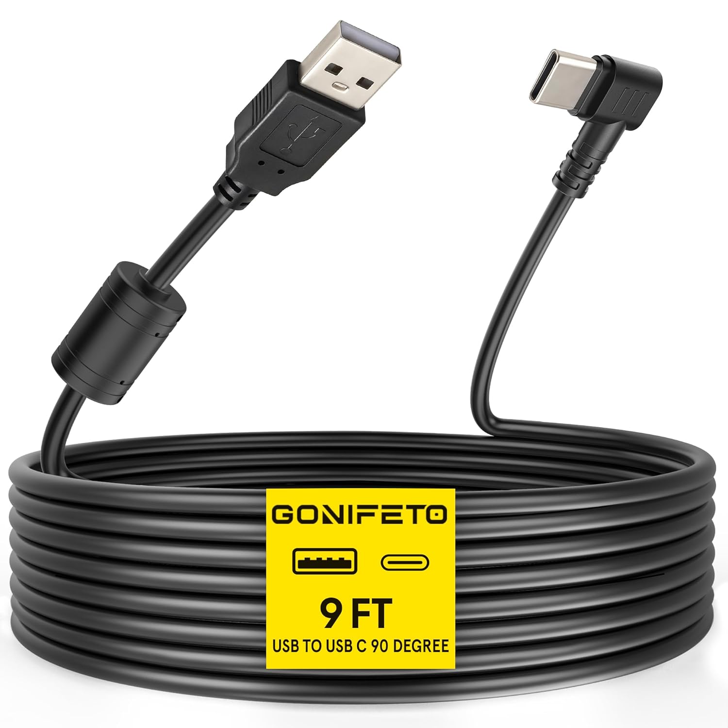 Dash Cam Cable for USB C Dash Cam 9FT 90 Degree Angle Type C Adapter Dash Camera Power