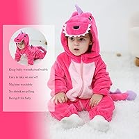 Vista 96 de TONWHAR Baby Boy's Girl's Animal Bodysuit Infant And Toddler's Romper Jumpsuit Halloween Costume Partywear Mono marrón