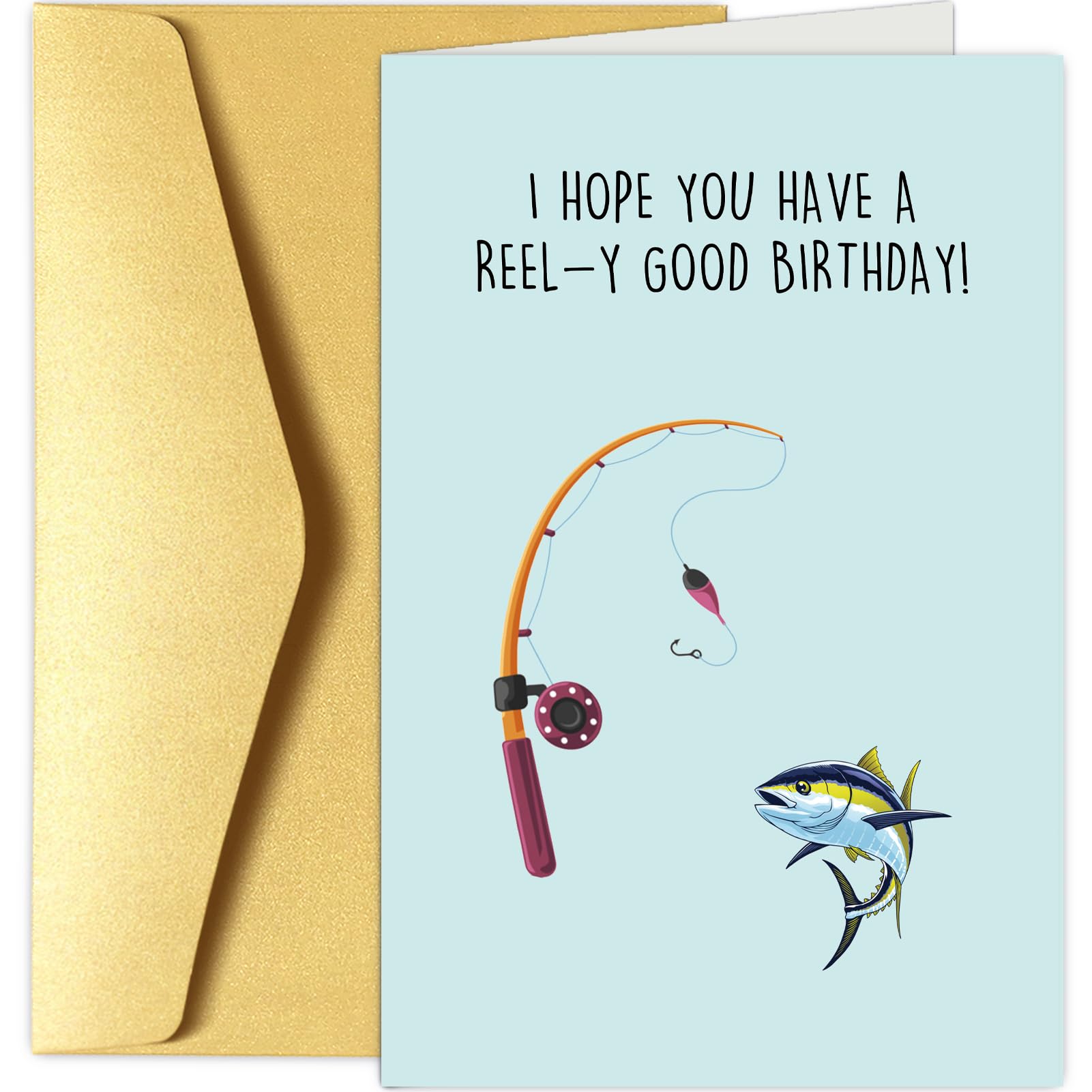 birthday box for boyfriend who fishes Funny Fishing Card Men Women, Reel-y Good Pun Birthday Card Gift for Husband Dad Grandpa Brother Uncle, Great for Anglers, Fishermen, and Fishing Lovers : Office Products Anniversary Box For Fisher nonwholesale Abu Garcia BlackMax 8ft