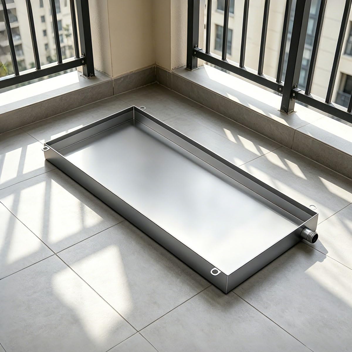 Joytar Air Conditioner Drain Pan, Stainless Steel Condensate Drip Tray