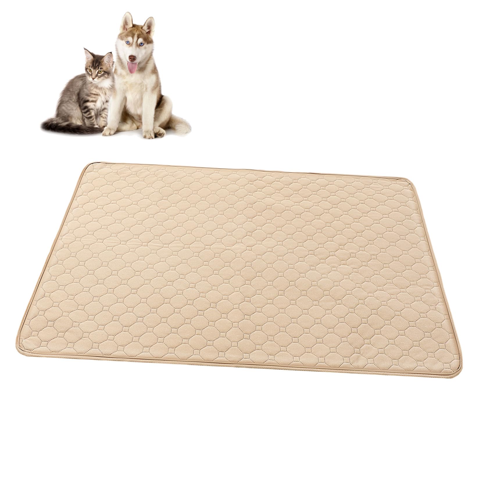 SHINEOFI 2 pezzi Tappetini Igienici Assorbenti per Cani e Gatti Impermeabili Riutilizzabili e Lavabili Fondo Antiscivolo per Addestramento Cuccioli e Protezione Mobili