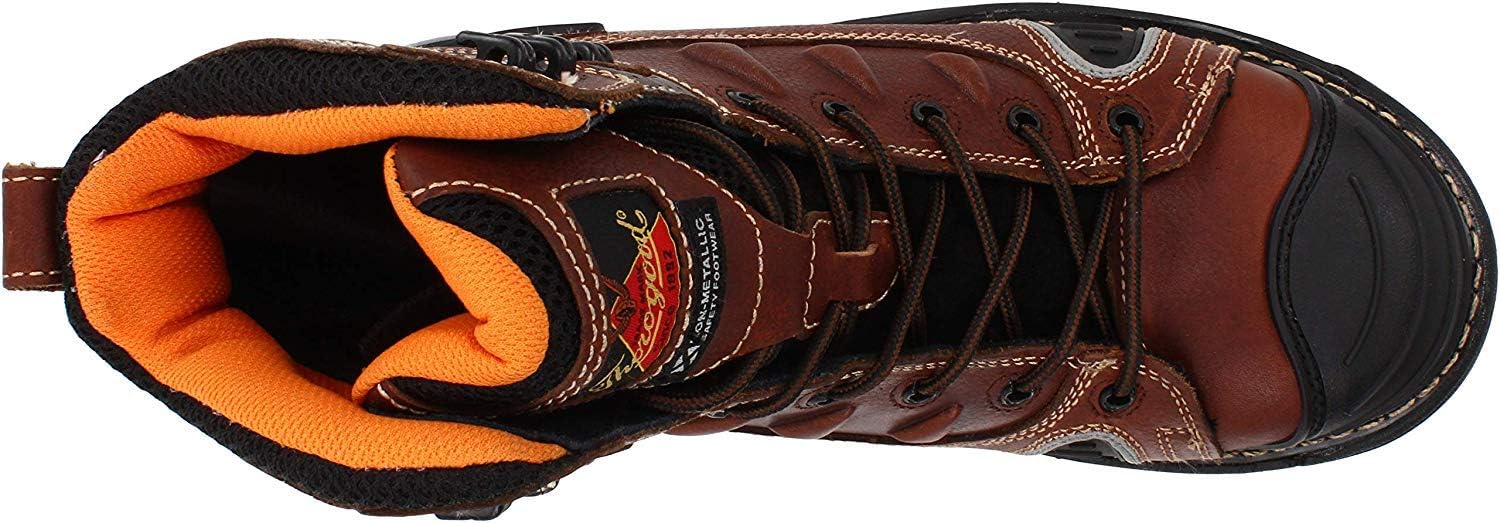 Thorogood GEN-Flex2 6 Composite Safety Toe Work Boots For Men - Breathable Heavy-Duty Toe Cap Boots With Goodyear Storm Welt, Slip-Resistant Outsole and Comfort Insole 11 Brown
