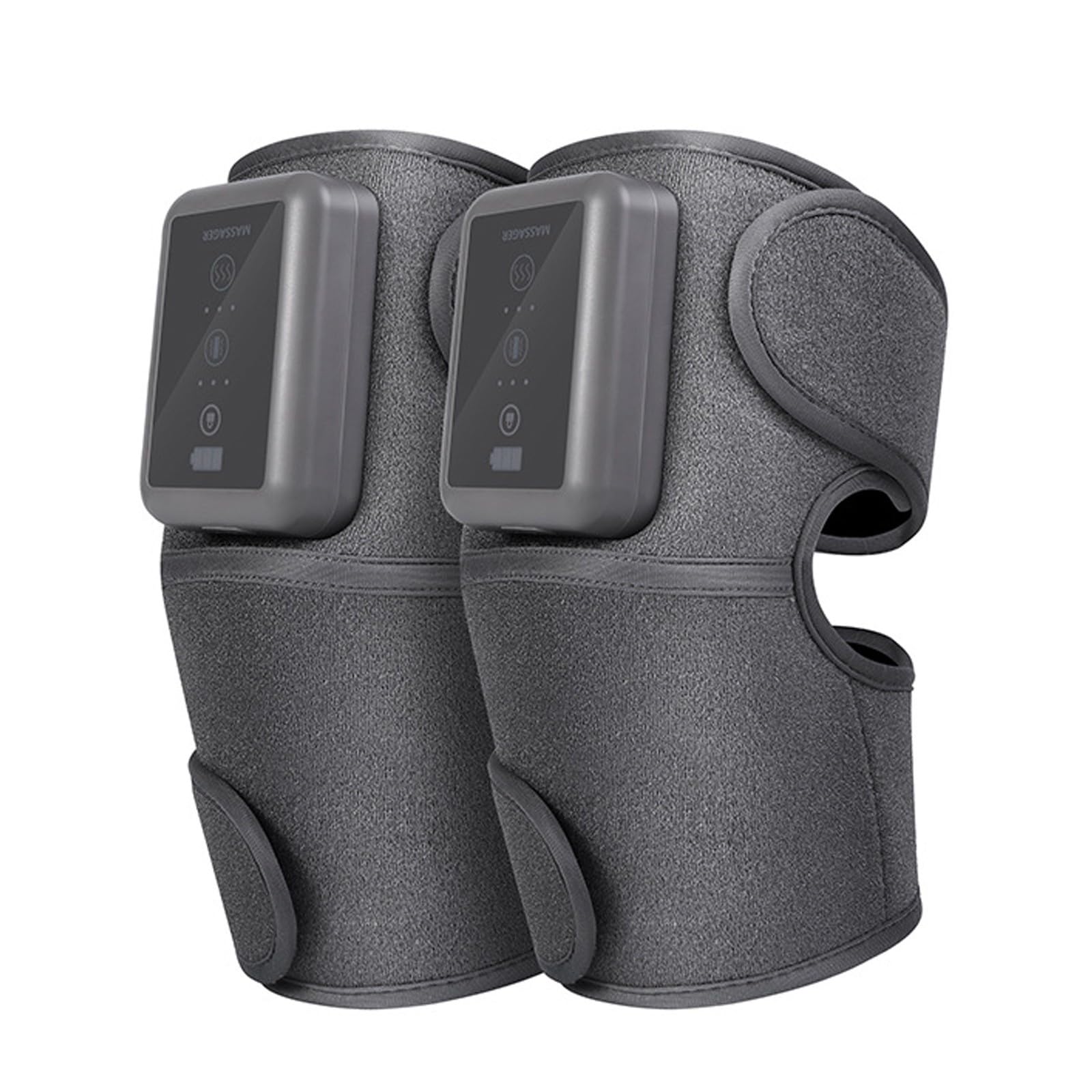 Masajeador de Rodilla, Calor infrarrojo lejano, Rodillera calentada, Adecuado para Rodillas, Hombros y Codos, Masaje y compresa Caliente, compresa Caliente con ajenjo, Control táctil