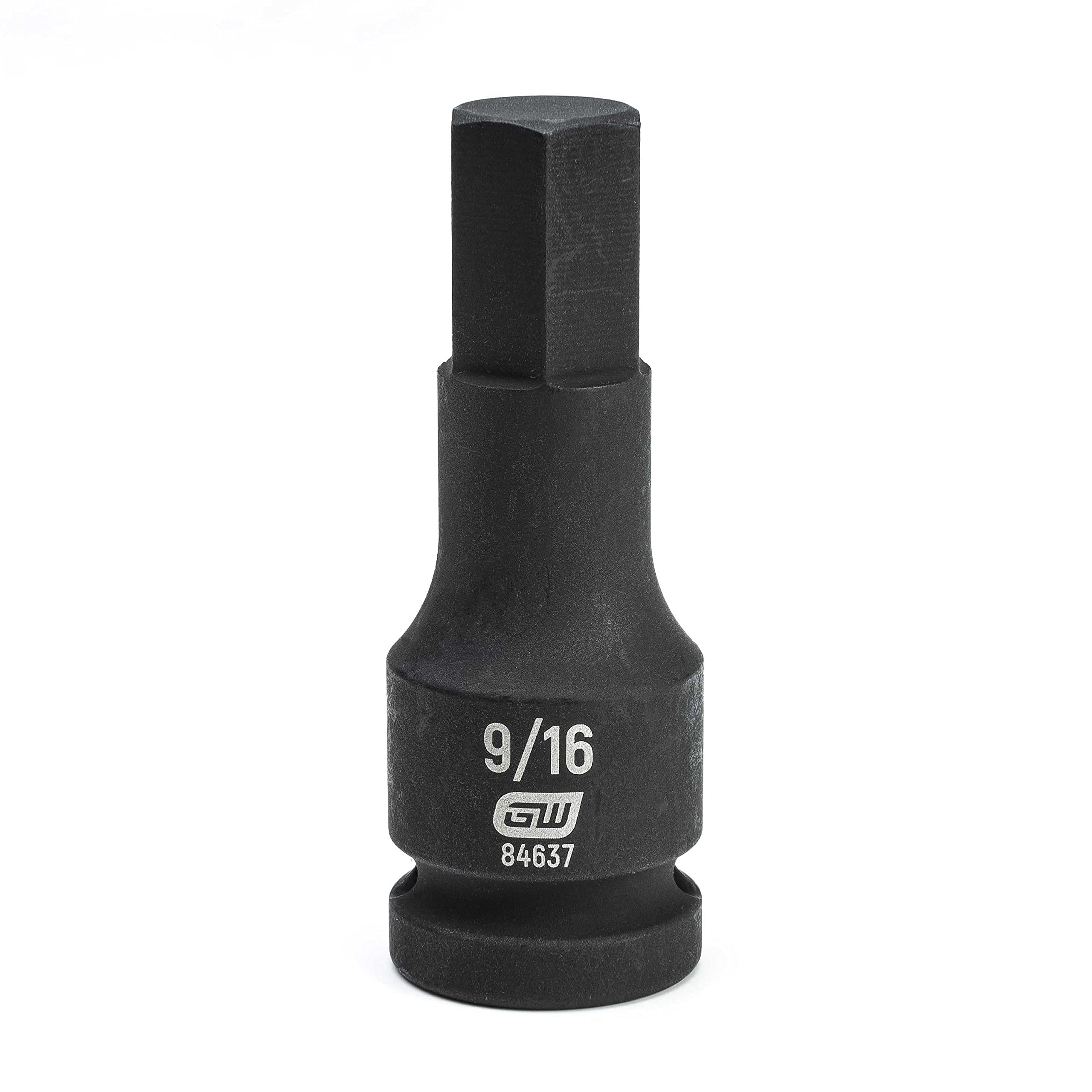 GEARWRENCH 1/2" Drive Hex Bit Impact SAE Socket 9/16" - 84637