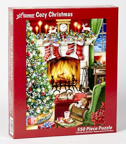Miniatura 2 de Vermont Christmas Company Rompecabezas navideño acogedor de 550 piezas