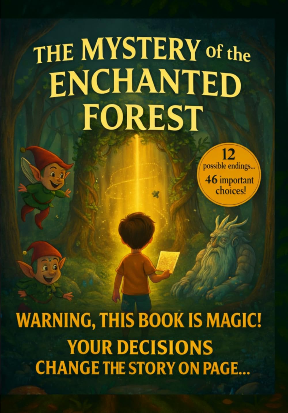 The Mystery of the Enchanted Forest The Interactive Adventure Book Where YOU Choose the Story and Decide Your Own Fat: A magical interactive quest ... through play — the ultimate adventure book