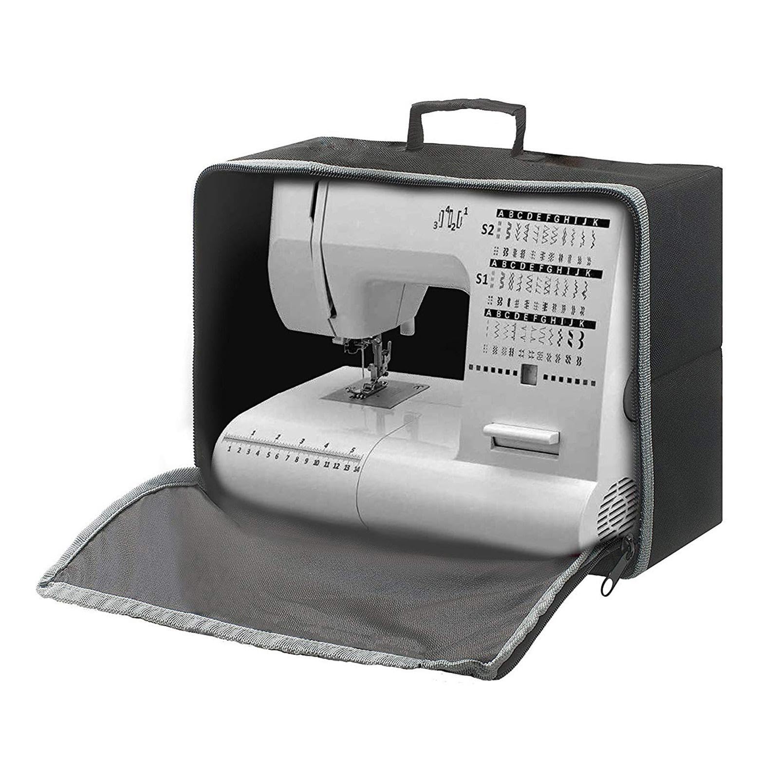 Torba do przenoszenia maszyny do szycia torba do przechowywania torebka akcesoria do szycia przenośna, 2 zestawy (czarne), 42cmx37cmx20.5cm