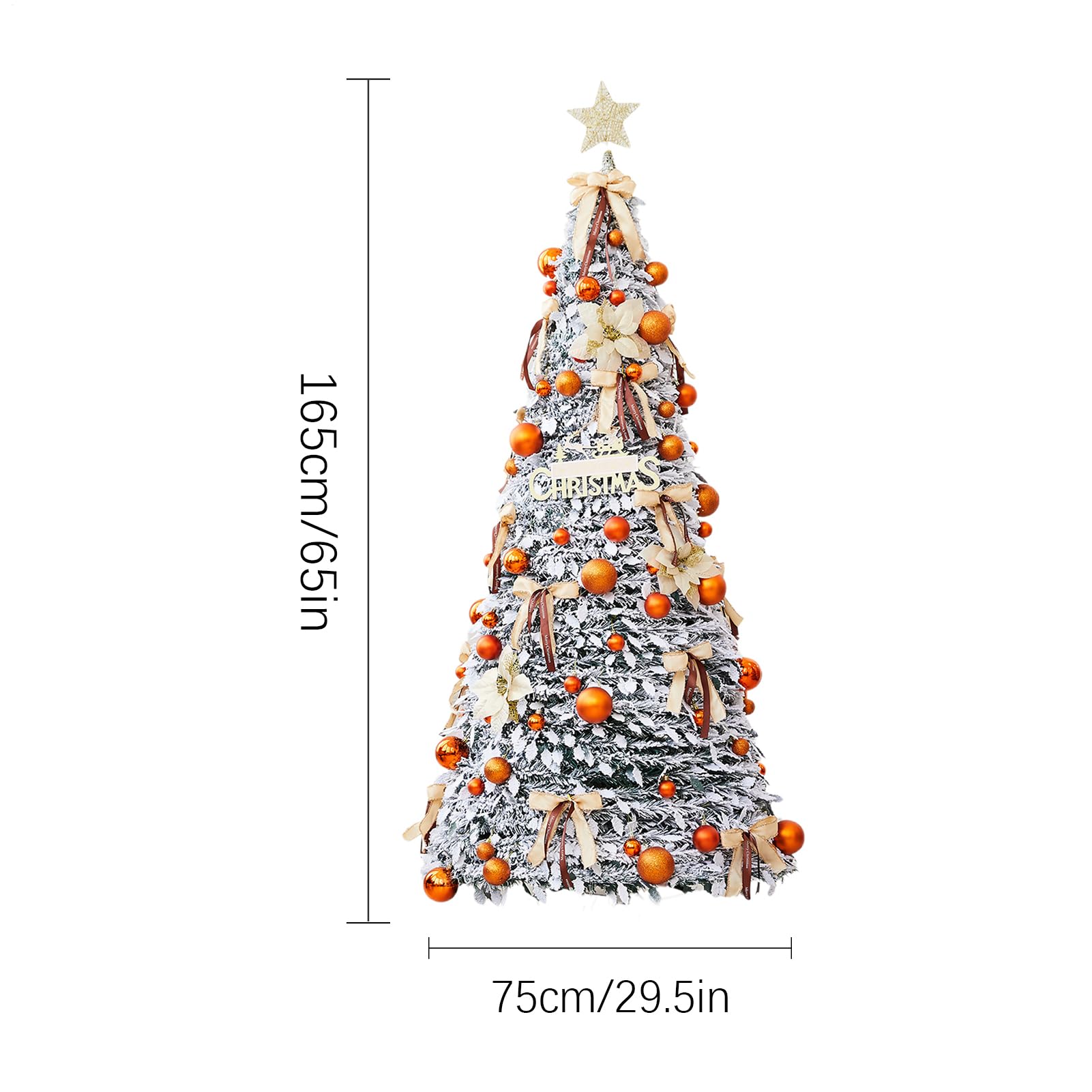 Árbol De Navidad Falso Artificiales Reutilizables Plegables