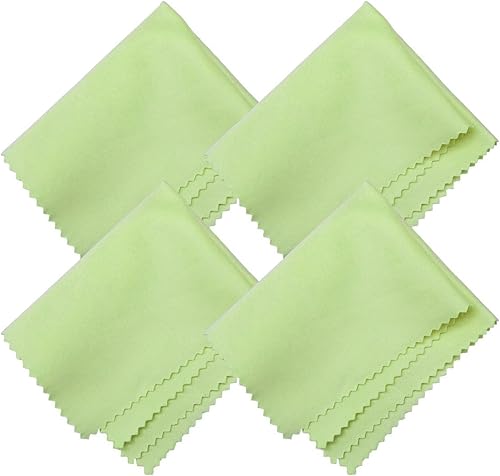 Vista 5 de Paños de limpieza de pantalla de microfibra, paquete de 4 unidades de 6 x 7 pulgadas para teléfonos celulares, tabletas, TV LCD, laptop, lentes