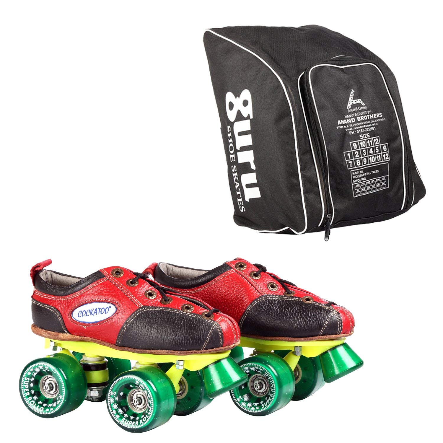 Guru Super Rollo Shoe Roller Skates with one Shoe Carrying Bag @Hipkoo (5)
