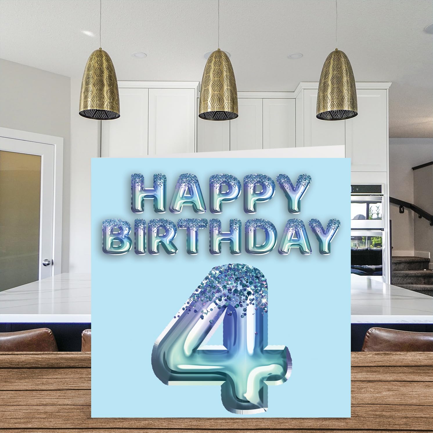 Carte D'anniversaire 4 Ans Pour Garçon Fan De Football Carte D'anniversaire Pour Garçon De