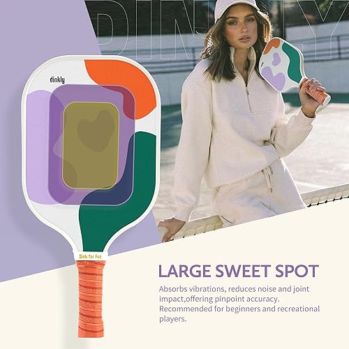 Miniatura 3 de Juego de 24 palas de pickleball aprobadas por USAPA, raqueta de pickleball de grafitofibra de vidrio, 2 raquetas de pickleball, 4 bolas y 1 bolsa de