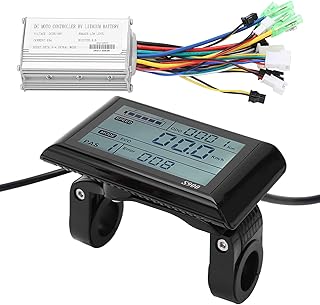 Alomejor Electric Bicycle Controller with LCD S900 Display Panel Set 6V/48V 15A Brushless Motor Controller
