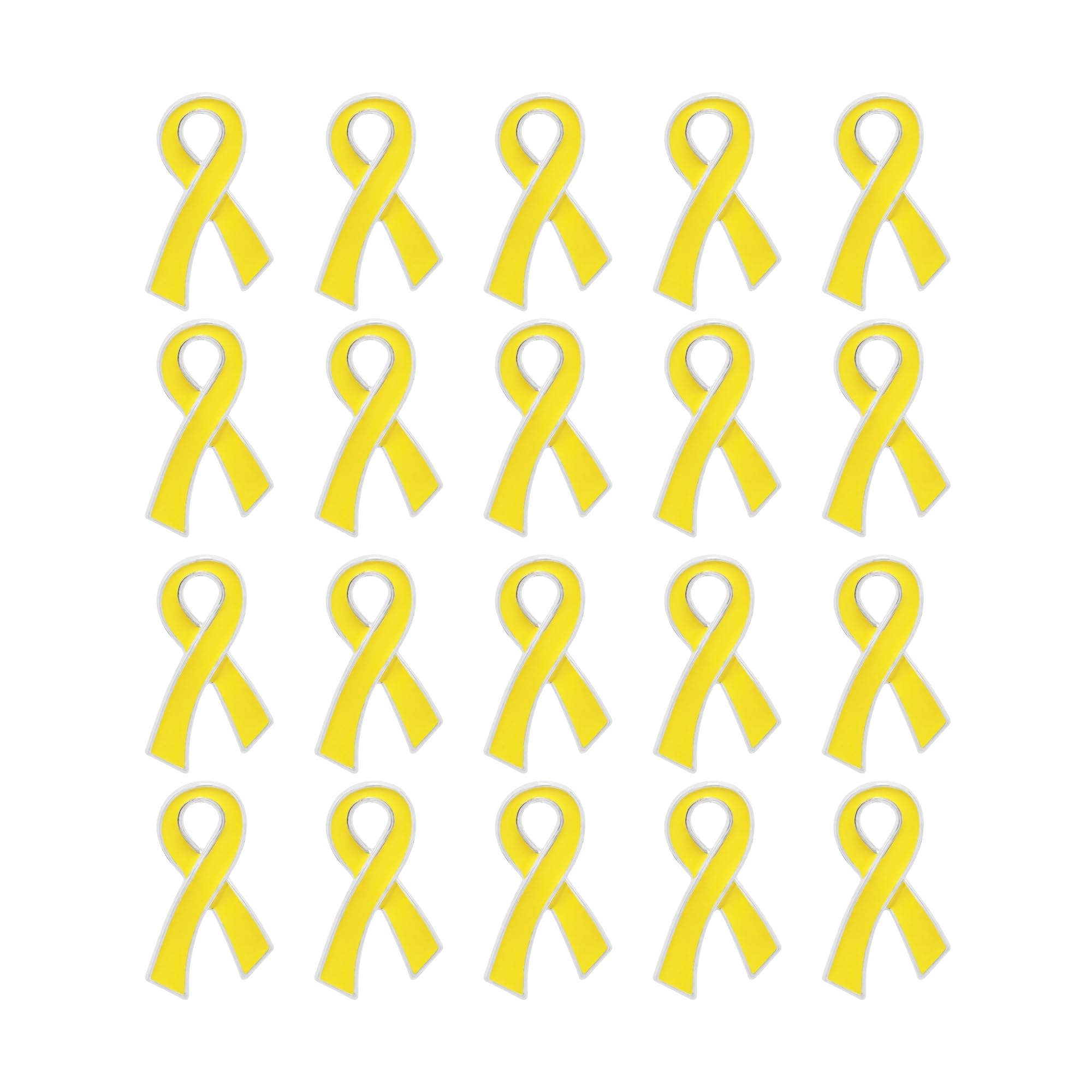 Ribbon Pins 1/5/25/100 for Cancer &amp; Disease Awareness - Various Causes - Bulk Quantities Available for Support Groups and Fundraising