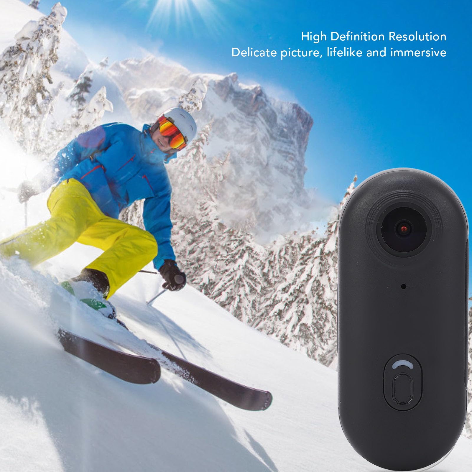 Kamera Sportowa 1080P Magnetyczna z Uchwytem na Kciuk Szeroki Kąt Wodoodporna Akcja Cam do Roweru Wędkarstwa Podróży Outdoor Nagrywanie