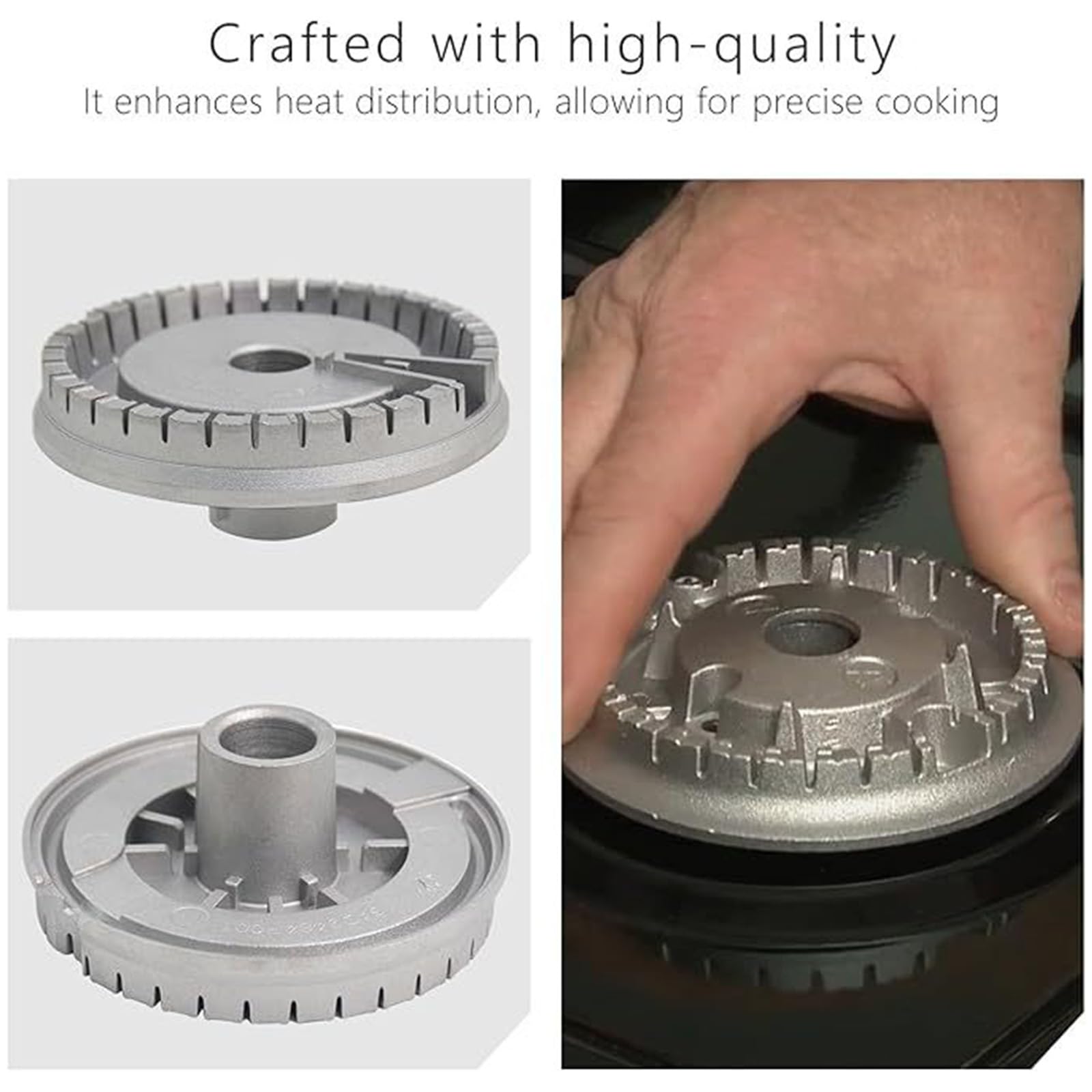 XAGMODSHN Green - Base de repuesto para estufa de horno de aluminio forjado de hierro forjado estándar, base de extensión de pieza de dispositivo de aire