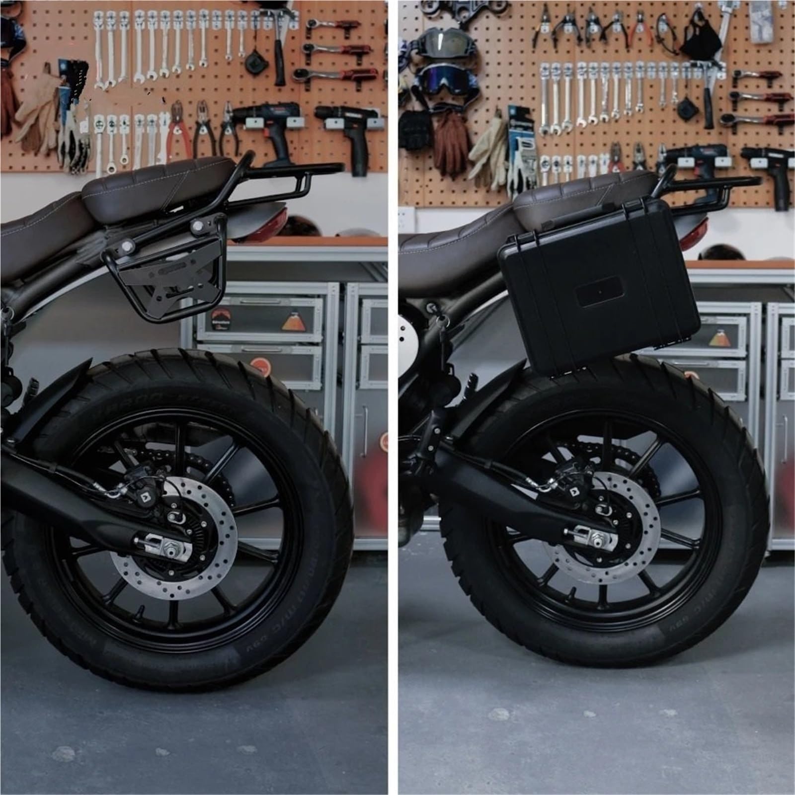 Uchwyt Topcase Scrambler 400X Speed400 Speed T4 Side Tylny bagażnik