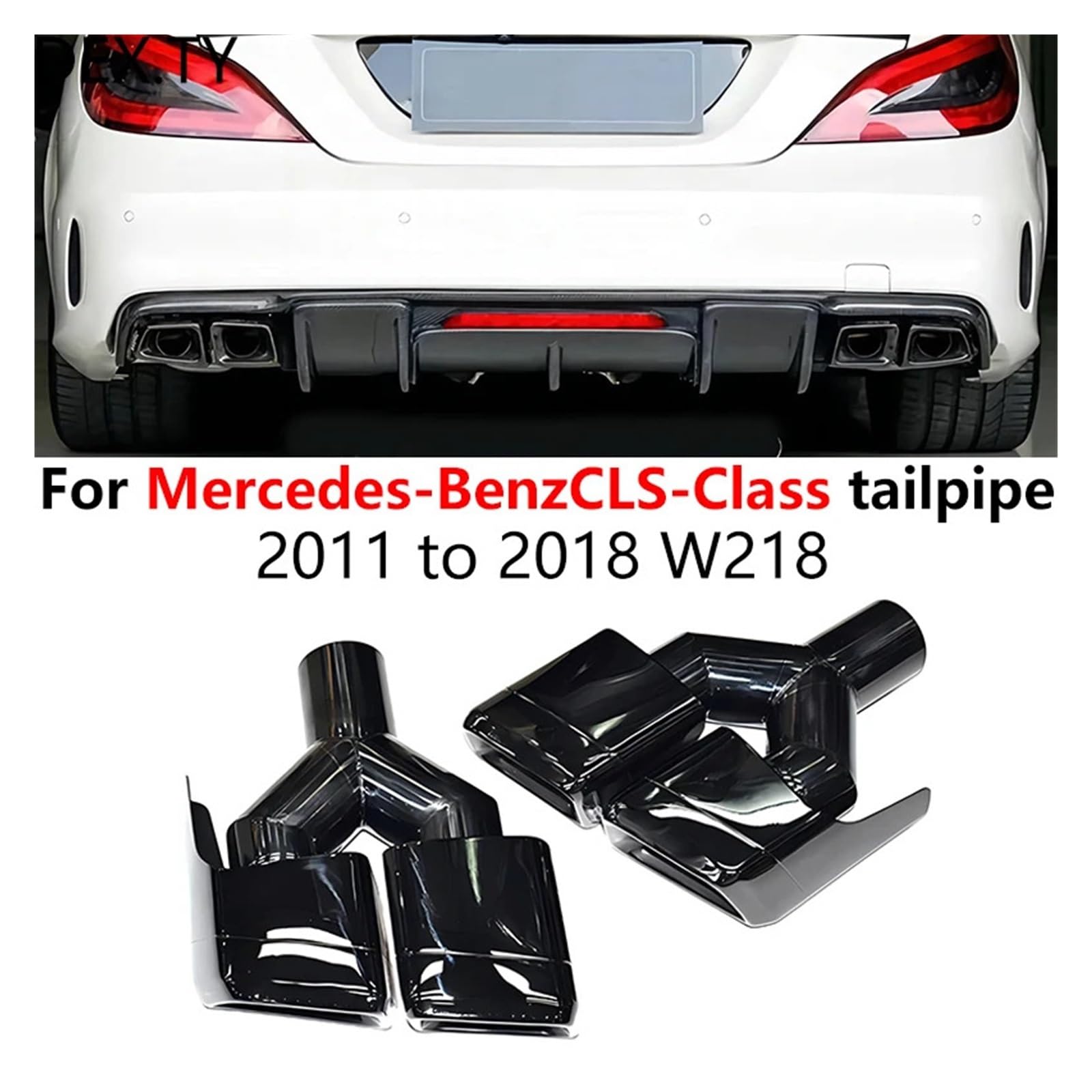 W218、C218CLSハーフステンレスマフラー