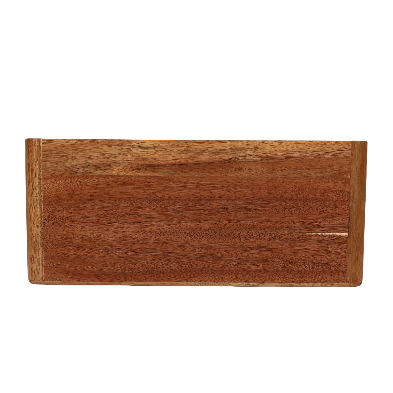 Ausla Utensilienhalter, Küchenutensilienhalter aus Holz mit 4 Fächern, Herausnehmbaren Trennwänden, Besteck-Organizer für Löffel, Gabeln und Kochutensilien, 15,75 X 5,91 X 6,69 Zoll