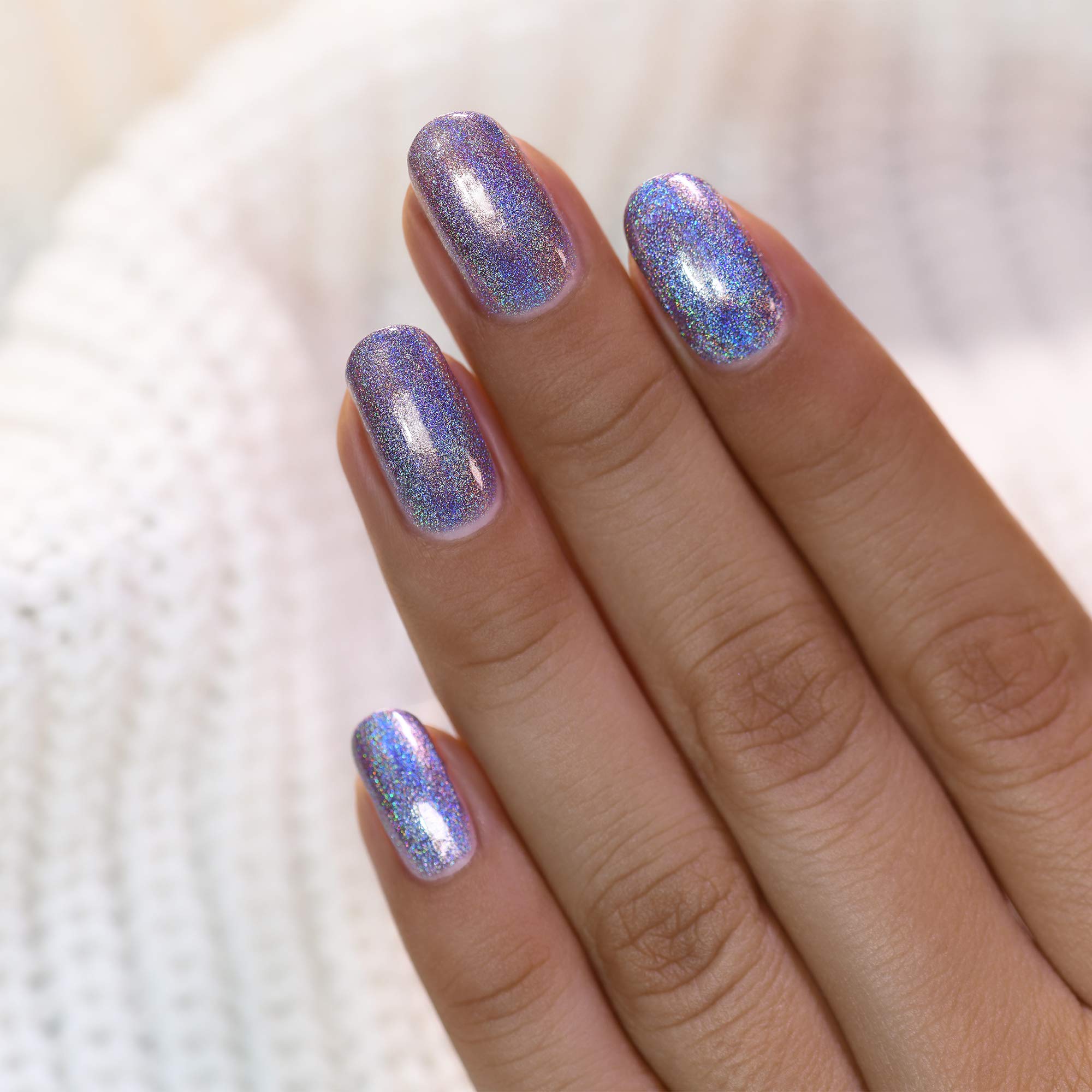 Amazon.com : ILNP Staying in - Soft Violet Purple Ultra Holo Nail Polish :  Beauty & Personal Care