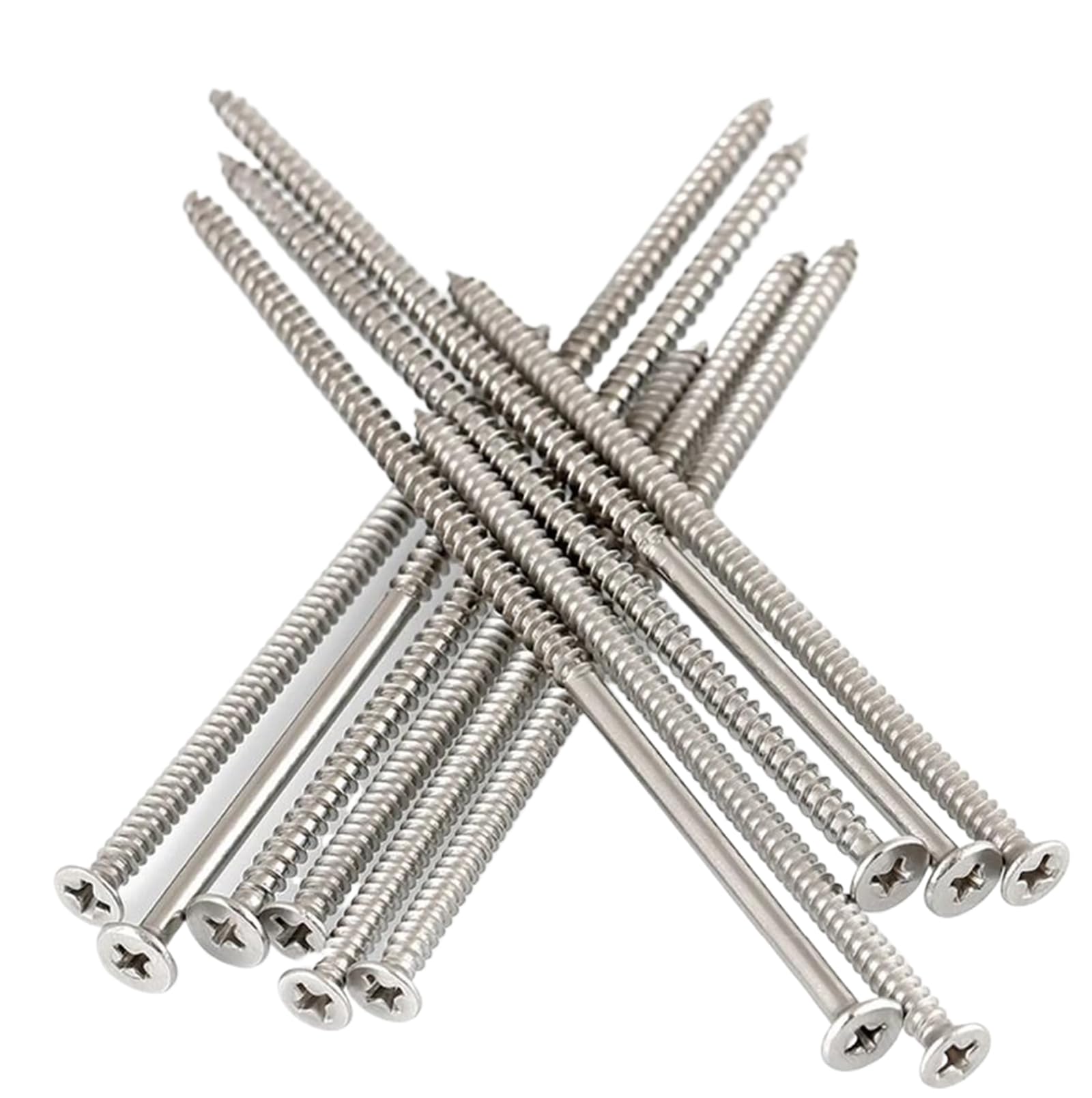 Edelstahl-Schrauben Set M3 M4 M5 - Senkkopf & Kreuzschlitz Für Holz & Metall