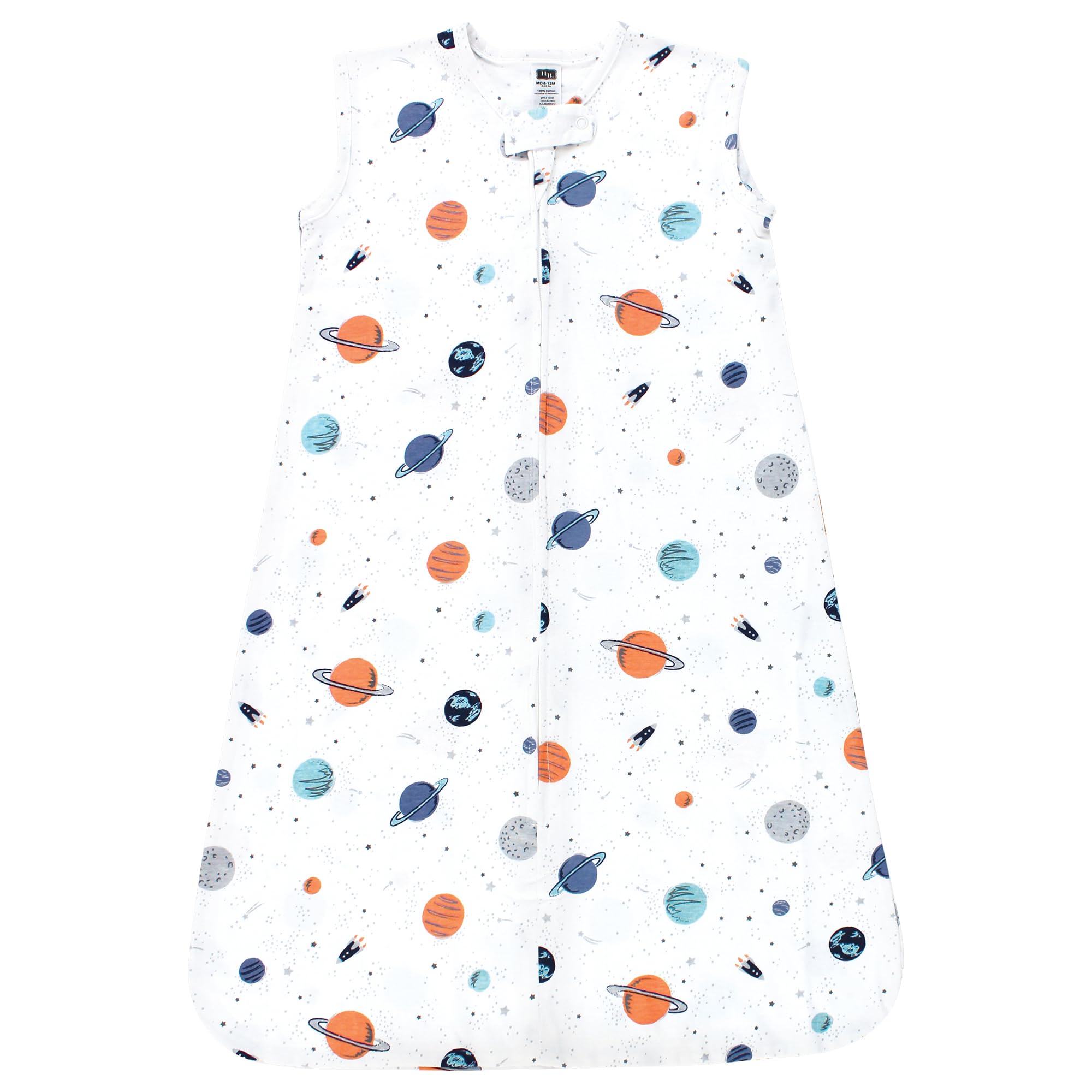 Hudson Baby Unisex BabyCotton Sleeveless Wearable Sleeping Bag, Sack, Blanket