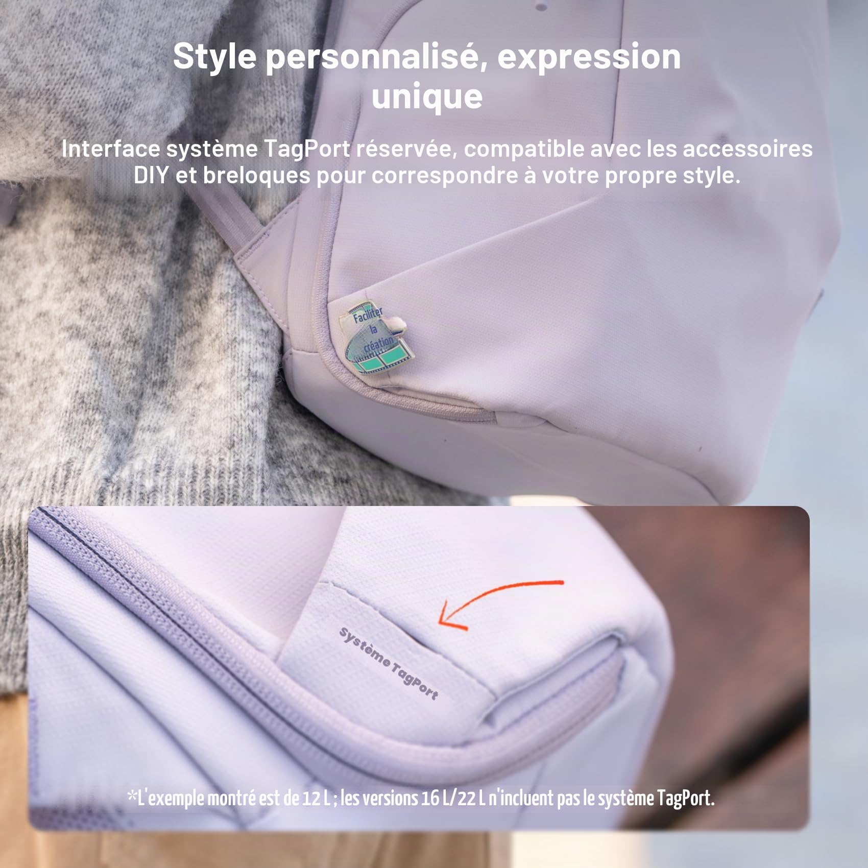 PGYTECH OneGo Lite Sac à Dos Appareil Photo 12L, Petit Sac Appareil Photo Compact pour Femmes et Petites Tailles, pour Appareils Hybrides/Reflex Sony/Canon/Nikon, Résistant à l'Eau (Blanc)